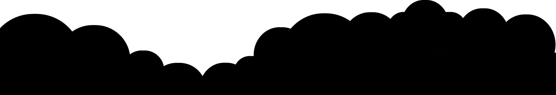 Nuvem escura decorativa